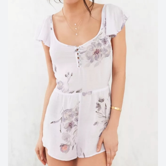 Urban Outfitters Other - Urban Outfitters Out from Under Clementine Ruffle Romper